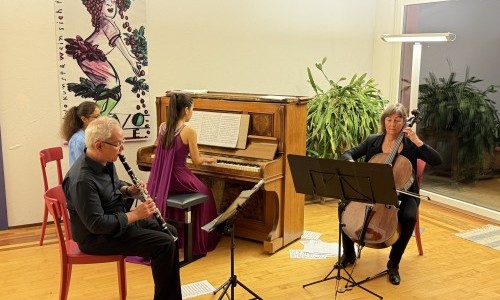 Adventskonzert "Chez Brigitte": Accento musicale & Beethoven, Chopin, Bruch etc.