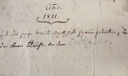 Sonderausstellung "Anno 1811 - Die Anf&auml;nge der Blasmusik in der Schweiz"