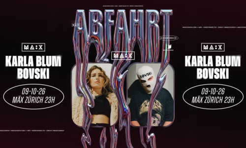 Abfahrt w/ Bovski & Karla Blum