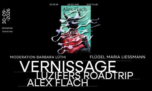 Vernissage Luzifers Roadtrip von Alex Flach &ndash; Literatur