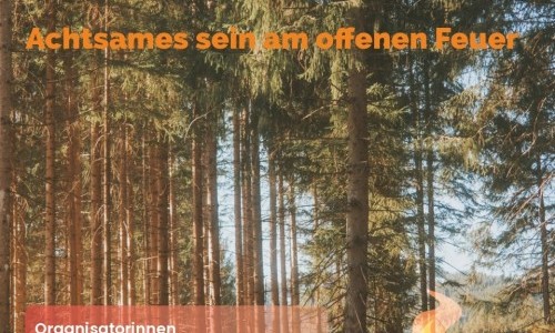Frauenkreis am Feuer - Wald. F&uuml;&uuml;r. Z&auml;mesii.