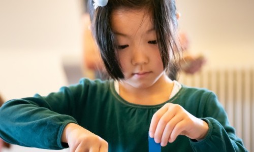 Weihnachten & Krippen - farbenfrohes Formenspiel