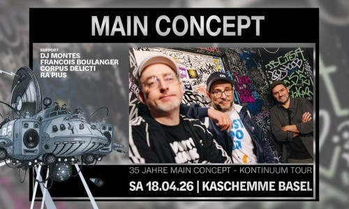 35 JAHRE MAIN CONCEPT // KONTINUUM TOUR 2026