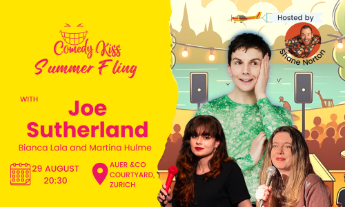 Comedy Kiss Summer Fling with Joe Sutherland