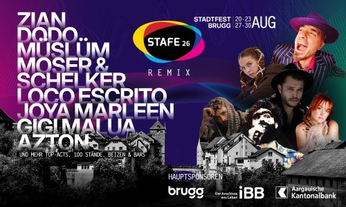 Stadtfest Brugg 2026 - STAFE26.ch