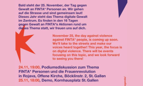 16 Tage gegen Gewalt an Frauen