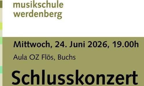 Schlusskonzert der Musikschule Werdenberg 2026