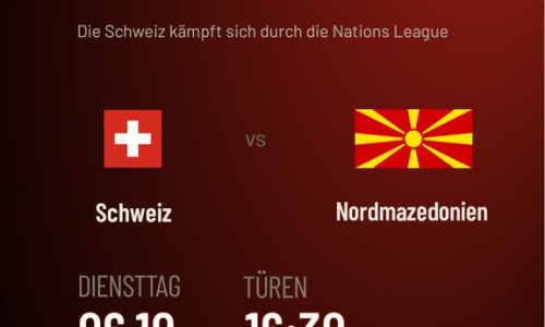 Nati LIVE im BBC | Schweiz vs Nordmazedonien