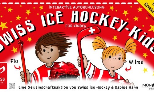 Interaktive Kinderlesung &laquo;Swiss Ice Hockey-Kids&raquo; mit Sabine Hahn
