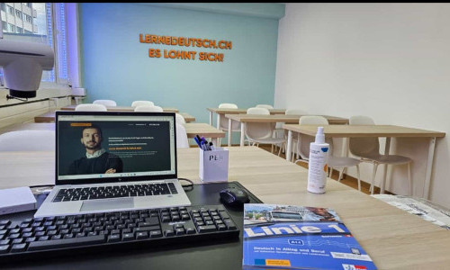 In den R&auml;umlichkeiten von Lernedeutsch.ch in Wil SG