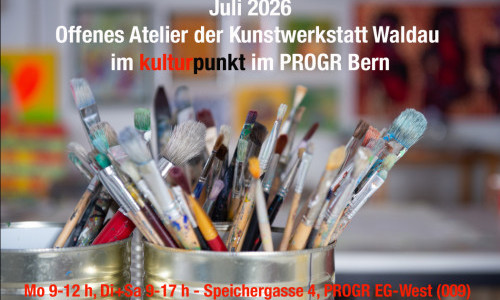 Offenes Atelier der Kunstwerkstatt Waldau im kulturpunkt