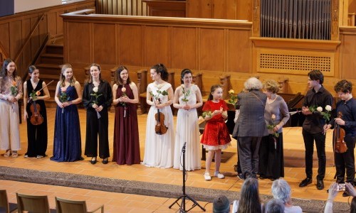 Abschlusskonzert Meisterkurs Violine