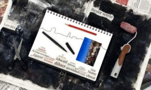 Atelier - Un paysage dans le journal