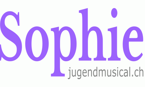 Jugendmusical Sophie