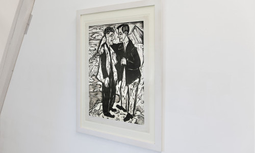 Kirchner und Baselitz. Remix: Wiederholung im Holzschnitt