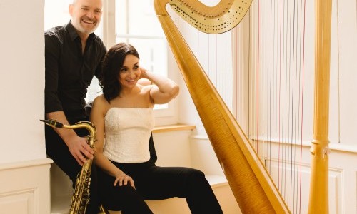 D&eacute;sir&eacute;e Dell&rsquo;Amore & Daniel K&uuml;ffer    Harfe und Saxofon