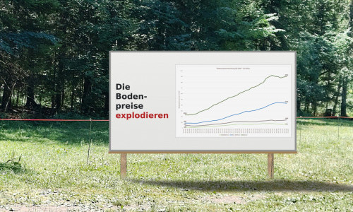 Die Bodenpreise explodieren &ndash; was tun?