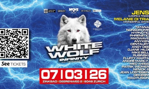 WHITE WOLF INFINITY 2026 - Trance Remember Techno in Zürich