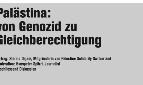 Palästina: Vom Genozid zur Gleichberechtigung